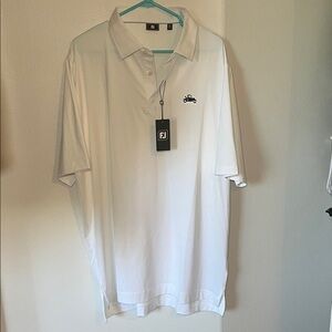 Footjoy White Polo Shirt for Men